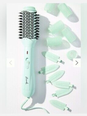 Mermade Mint Green Hot Air Volumizing Brush with Clips- Limited Edition